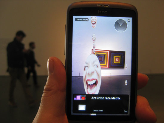 ARt Critic Face Matrix - We in MoMA - Augmented art in the Museum of Modern Art New York